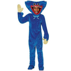 Spirit Halloween Poppy Playtime Kids Huggy Wuggy Costume - L | Officially Licensed | Gaming Costumes