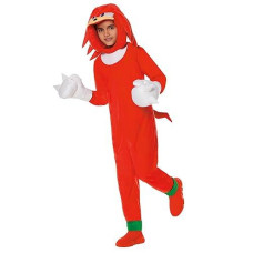 Spirit Halloween Sonic The Hedgehog Kids Knuckles Union Suit Costume - Xs | Officially Licensed | Gaming Costumes