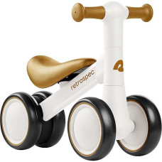 Retrospec Cricket Baby Walker Balance Bike With 4 Wheels For Ages 12-24 Months - Toddler Bicycle Toy For 1 Year Old’S - Ride On Toys For Boys & Girls