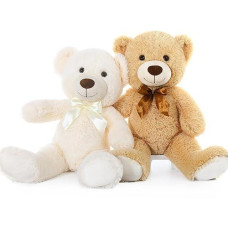 Morismos Teddy Bear Stuffed Animals, 20" Bulk Teddy Bears Plush For Kids, Medium Size Bears For Baby Shower, Christmas