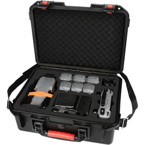 Yeteeth Hard Case For Dji Air 3, Waterproof Pressure Resistant Carrying Case For Dji Air 3 Accessories - Fits Latest Dji Rc 2/Rc-N2