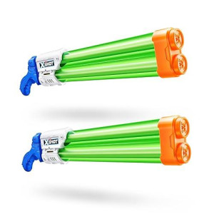 X-Shot Large Dual Stream Water Blaster 2 Pack By Zuru Dual Play Water Toy, Dual Stream Blaster, Big Water Toy For Children, Teen And Adults