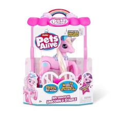 Pets Alive Unicorn Interactive Robotic Toy Playset by ZURU