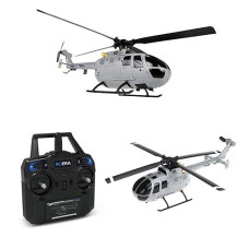 Remote Control Helicopter,4Ch Rc Helicopter Rtf With Aileronless Design And 6-Axis Gyro, Modularized Battery, One-Key Takeoff/Landing, Altitude Hold, For Adults Gift