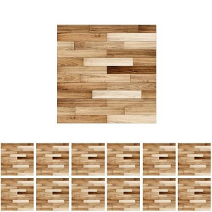 Samcami Miniature Dollhouse Accessories, Self-Adhesive Dollhouse Wallpaper And Flooring, Mini Dollhouse Accessories 1 12 Scale, 12Pcs (No.3)