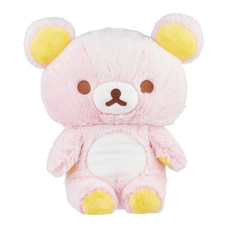 Rilakkuma San-X Original Long Pile Sherbet Series Plush - Soft Pink - 15-Inch