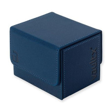 Vault X Exo-Tec® Modular Sideloading Deck Box Module For 100+ Tcg Cards. Detachable Magnetic Lid. Fits Commander & Standard Trading Cards. (Blue)