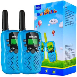 Walkie Talkies For Kids Toys For Boys Girls 4-6, 3 Miles Range Walkie Talkie To Camping, Outdoor 4 Year Old Girl Birthday Gifts For 3 4 5 6 7 Year Old Boy Girl Gifts Age 6-8 (Blue)