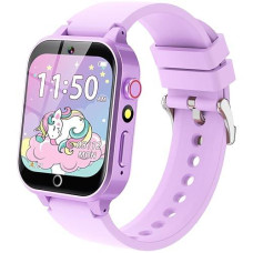 Kids Smart Watch With Hd Touchscreen, 26 Games, Camera, Video, Music Player, Pedometer - Educational Gift For Girls Ages 6-12