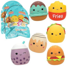 Squishmallows Squooshems: Food Series 2-Pack - Official Jazwares - Collectible Mini Squishy Squeezable Toy Mystery Blind Bag - Styles May Vary, Duplicates Possible - Gift For Kids, Girls & Boys