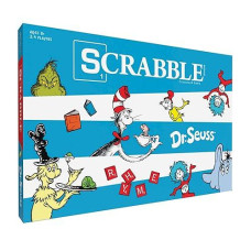 USAOPOLY SCRABBLE: Dr. Seuss Board Game with Rhym