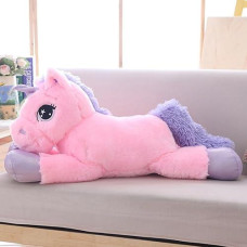 Sofipal Big Unicorn Stuffed Animal, Large Unicorn Plush Pillow Giant Unicorn Plushie Animal Pillow Toy For Birthday,Valentines,Bedroom (Pink, 31")