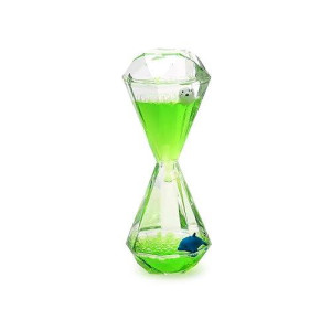 Xinbaohong Liquid Motion Bubbler For Kids And Adults Hourglass Liquid Bubbler Timer For Sensory Play Fidget Toy Stress Management Desk Decor(Green)