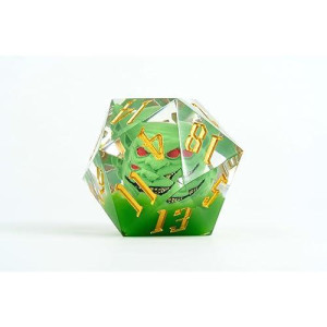 Metallic Dice Games Goblin Mammoth d20 - 55mm FanRoll