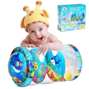 Zmlm Baby Crawling Boys Toys 6-12 Months - Inflatable Tummy Time Toys For Infant Toddler Developmental - Sensory Rolling Toys Gifts For 3-6 6-12 Baby Boys