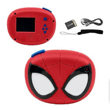 Ekids Spiderman Kids Camera With Sd Card, Digital Camera For Kids With Video Recording, Built-In Digital Stickers For Fans Of Spiderman Gifts