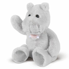 Vermont Teddy Bear Hippo Stuffed Animals - Hippo Plush, Gray, 15"