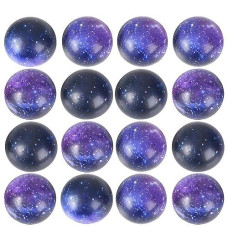 Galaxy Stress Balls For Kids - Pack Of 24 Bulk - Squeeze Anxiety Fidget Sensory Balls For Children With Outer Space Theme, Toys For Party Favors And Birthday Party Supplies