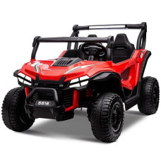 Ottaro 24V Xxxl Electric Cars 2 Seater, Ride On Cars Vehicles For Big Kids, 4Wd Ride On Utv Truck W/Remote Control, 25" Spacious Seat, 2 Safety Belts, Bright Light, Music Player,Bluetooth（Red）