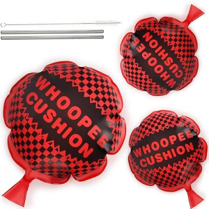 Poplay 3Pcs Whoopee Cushions, 10 Inch And 6 Inch Fun Toys Fart Pillow Prank Toys For Novelty Party Favors Kids And Adults