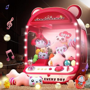 Skirfy Claw Machines For Kids,Unicorns Toys For Girls Age 6+,Arcade Games Mini Vending Machine With Squishy Fidget Toys,Candy Machine Candy Dispenser Machine,Claw Game Machine,Thanksgiving Gifts