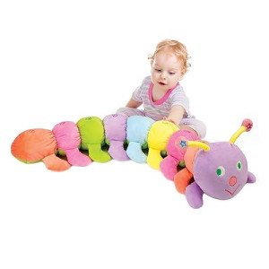 Bundaloo Jumbo Musical Caterpillar Plush Toy - Plays Fun Songs And 8 Musical Key Notes | For Children & Toddlers