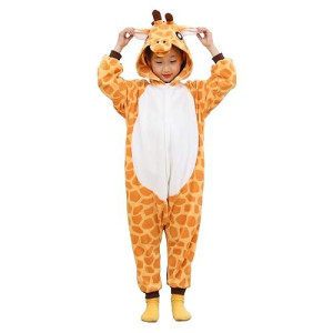 Kianmacar Kids Animal Onesie Pajamas Halloween Costume Cosplay Sleepwear (Age:Over 5 Years Old)