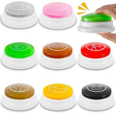 Syhood 8 Pcs Animal Answer Buzzers Game Show Buzzer Animal Sounds Button Assorted Sounds And Colors Buzzers Gifts For Back To School Team Family Game And Trivia Nights(Classic Style)