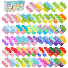 57Pcs Party Favors For Kids,Fidget Toys Bulk Its Birthday Party Favors For Kids Toddlers Adult, Small Classroom Prizes Box Fidgets Toys For Kids, Goodie Bag Stuffers, Treasure Chest, Bubbles Poppers