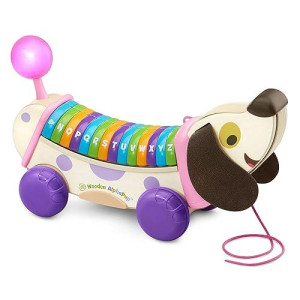 Leapfrog Wooden Alphapup, Purple