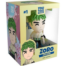 Youtooz Zoro Figure, 4.7" Zoro One Piece Youtooz Figure, Detailed Collectible One Piece Figure By Youtooz One Piece Anime Collection