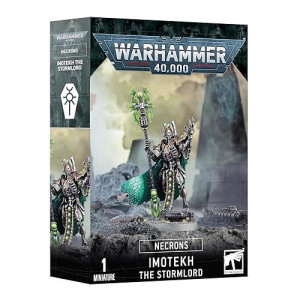 Warhammer 40K Necrons Imotekh the Stormlord - Silver/