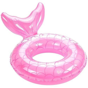 Moko Inflatable Swimming Ring, Children Cute Pool Float Tube Decorations Swim Tubes Outdoor Pool Beach Water Floats Party Supplies Kids Floaties, Pink