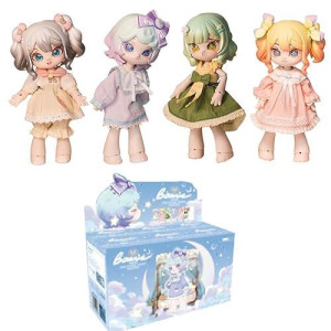 Bonnie Blind Box Doll Figures, 1/12 Bjd Doll Ob11 Size Action Figures, Movable Dolls With Doll Clothes Surprise Gift Toys (Starry Night Chapter,Single Box)