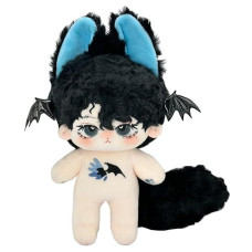 Niannyyhouse Rabbit Ears Boy Stuffed Body Tail 20Cm Plush Doll Wearable Clothing (12-With Skeleton)