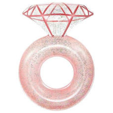 Heysplash Pool Floats Inflatable Diamond Ring Pool Float Large Engagement Ring Floatie For Bachelorette Party Swim Tube River