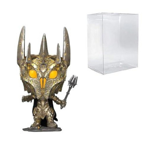 Pop! Lord Of The Rings - Sauron #1487 Glow In The Dark Exclusive Bundled With Compatible Box Protector Case