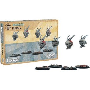 Modiphius Fallout Wasteland Warfare Eyebots 4-Pack Miniatures