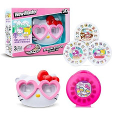 View Master - Hello Kitty Deluxe View Finder Set - Reel Viewer For Kids, Adults, Classic Game, Retro Toy, Kawaii, Nostalgic Gift, View Finder Toys, Learning Toy, Ages 3+