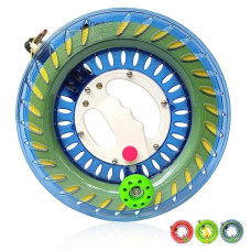 Simxkai Kite String Reel, Kite String Spool,Kite Line Winder, Come With Lock, 10In With2000 Feet Line (Blue)