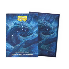 Dragon Shield Blue Card Sleeves - 100CT Brushed Art Drasmorx