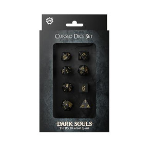 Steamforged Games Dark Souls Cursed Dice Set - Black