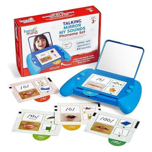 Hand2Mind Talking Mirror My Sounds Phoneme Set, Phonemic Awareness, Speech Therapy Materials, Phonics Manipulatives, Toddler Talking Flash Cards, Letter Sounds, Preschool Learning Activities