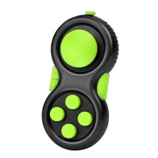 Wtycd Original Fidget Toy Game, Rubberized Classical Controller Fidget Concentration Toy With 8-Fidget Functions And Lanyard - Excellent For Relieving Stress And Anxiety(Green)