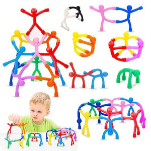 Yotnus 24Pcs Magnetic Toys, Magnet Men For Travel Toys, Fridge Magnets Funny, Cute Magnets For Kids And Adults, Magnetic People Colorful Mini Toys For Whiteboard, Refrigerator, Desk Decoration