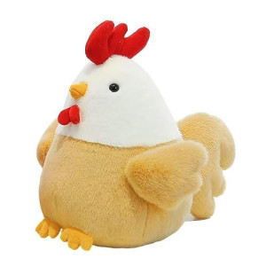 Wgxzyq Chicken Plushie Toy Chick Plush Stuffed Animal Toy Birthday Xmas Gift For Kids Boys Girls (9Inch, Yellow)