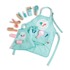 Hape Super Stylish Hair Salon Set - Blue Color