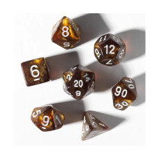 Sirius Dice Poly Set Unearthed Treasure Topaz 8