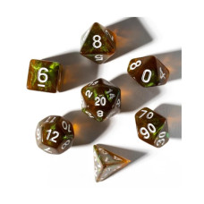 Sirius Dice Poly Set Unearthed Treasure Peridot 8