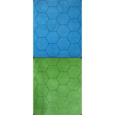 1 In Reversible Hexes Megamat Board Game44 Blue Green